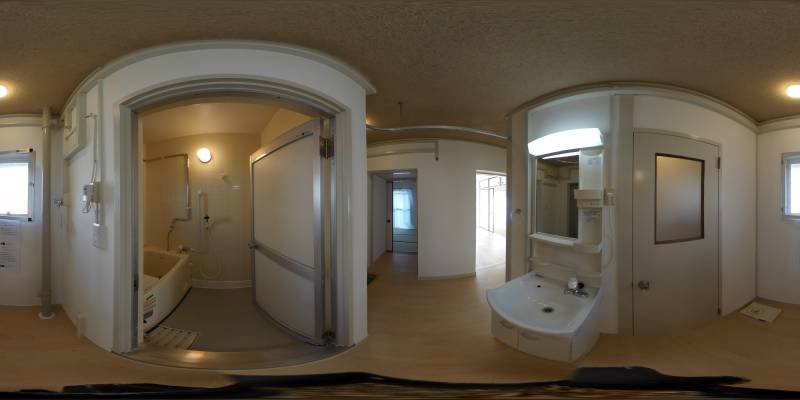 パノラマ画像洗面所