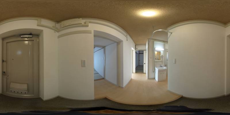 パノラマ画像玄関