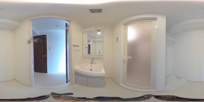 パノラマ画像洗面所