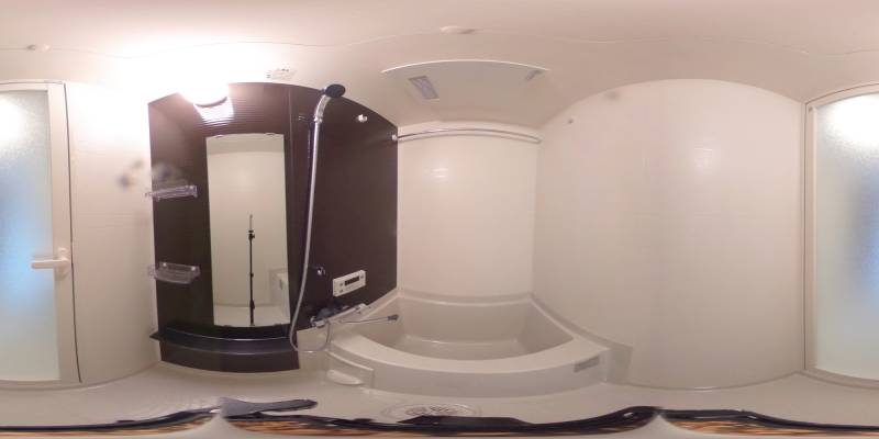 パノラマ画像バスルーム