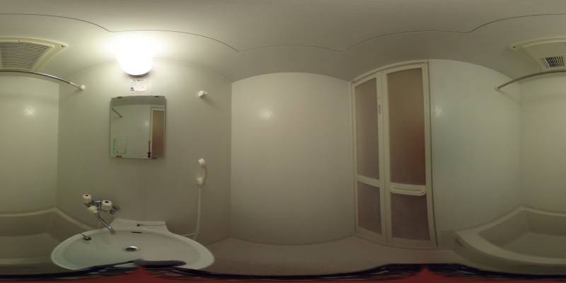 パノラマ画像バスルーム