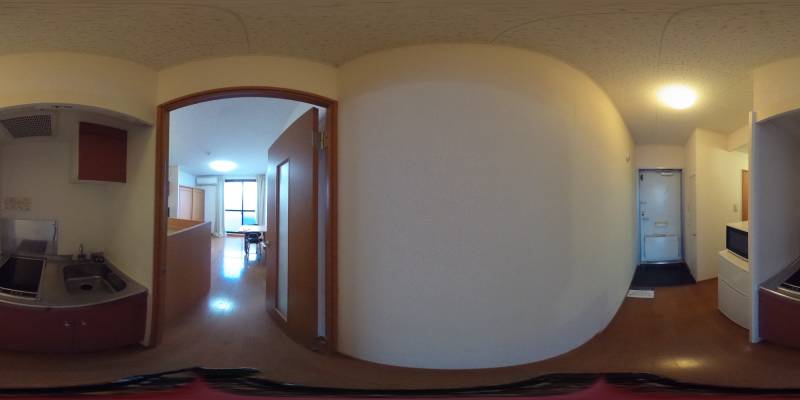 パノラマ画像キッチン