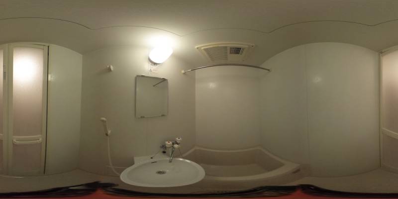 パノラマ画像バスルーム