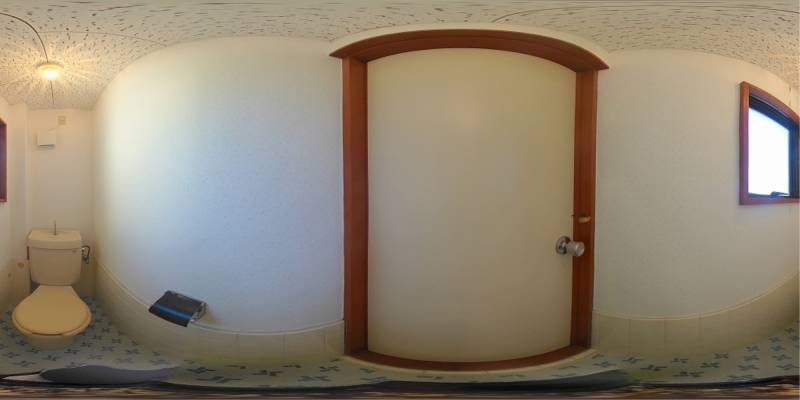 パノラマ画像トイレ