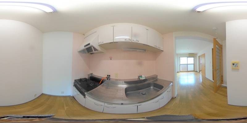 パノラマ画像キッチン