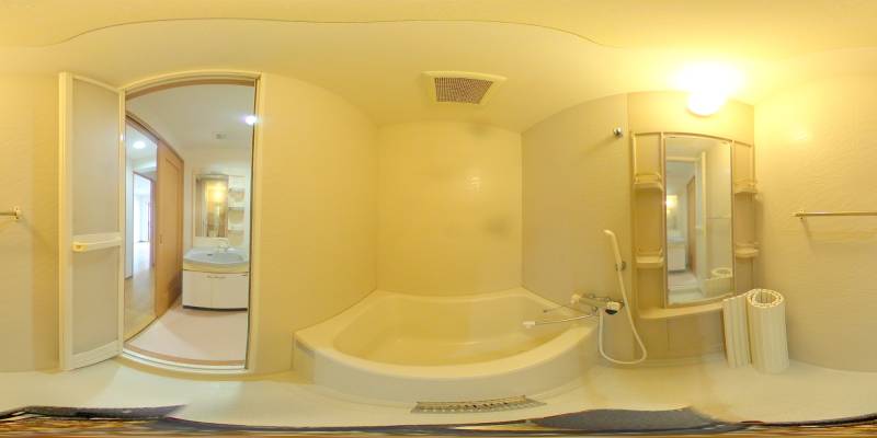 パノラマ画像バスルーム