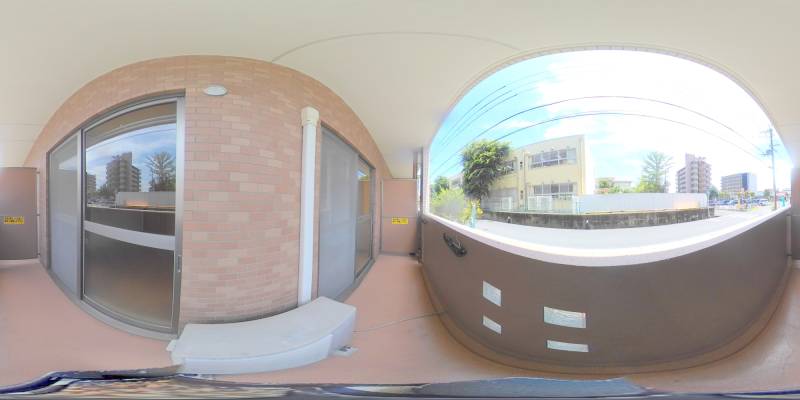 パノラマ画像バルコニー