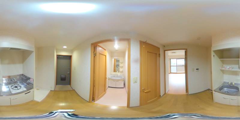 パノラマ画像キッチン