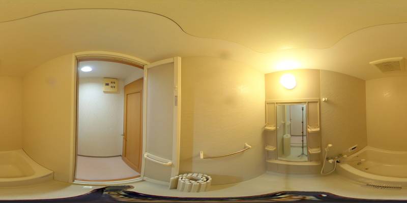 パノラマ画像バスルーム