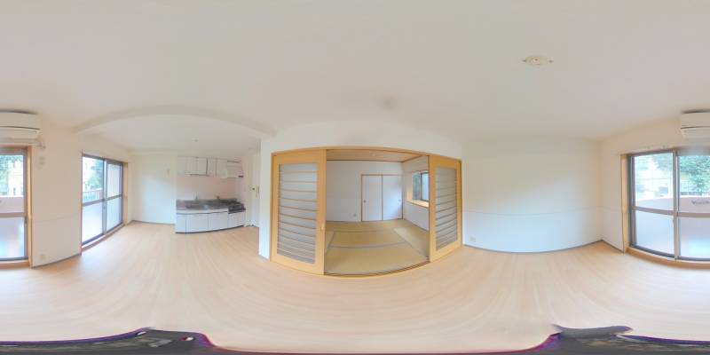 パノラマ画像リビング