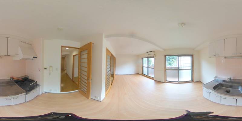 パノラマ画像キッチン