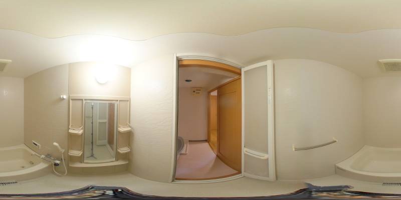 パノラマ画像バスルーム