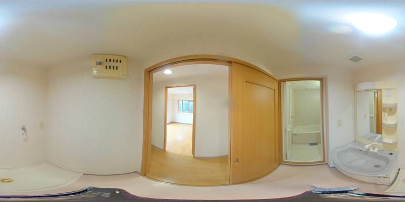 パノラマ画像洗面所