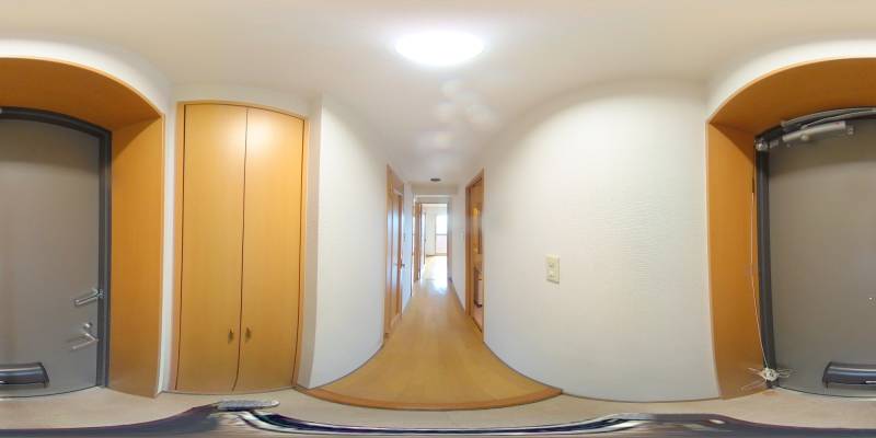 パノラマ画像玄関