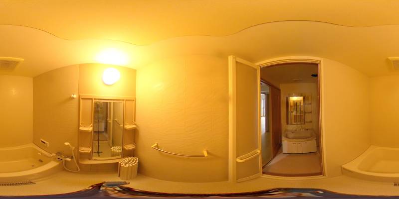 パノラマ画像バスルーム