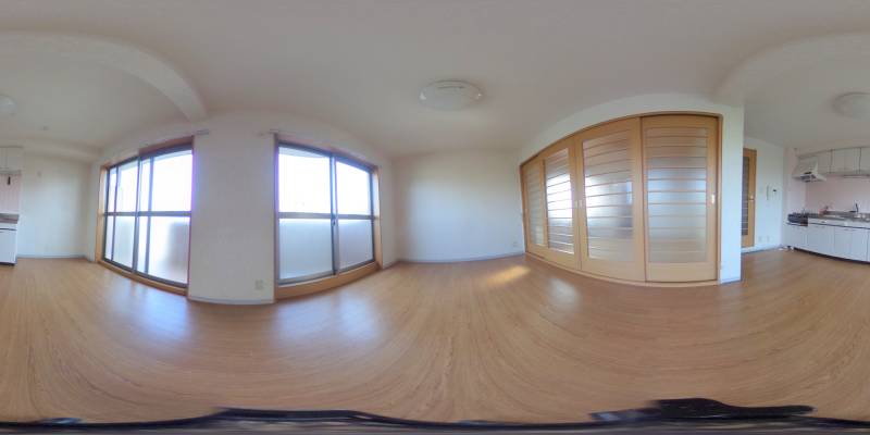 パノラマ画像リビング