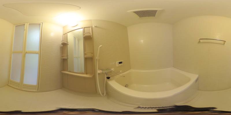 パノラマ画像バスルーム