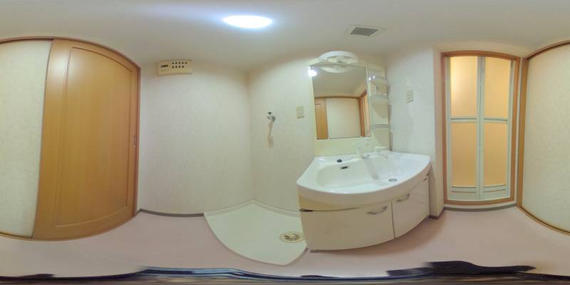 パノラマ画像洗面所