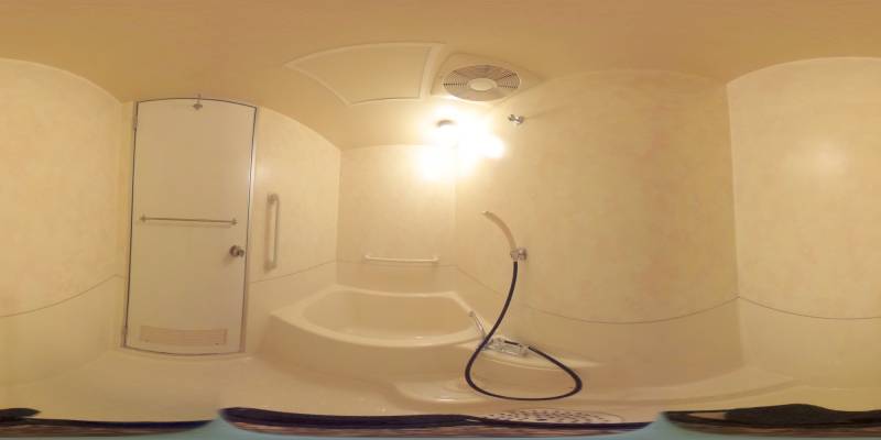 パノラマ画像バスルーム