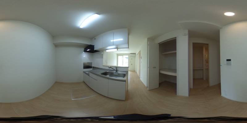 パノラマ画像キッチン