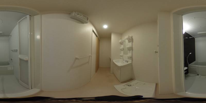 パノラマ画像洗面所