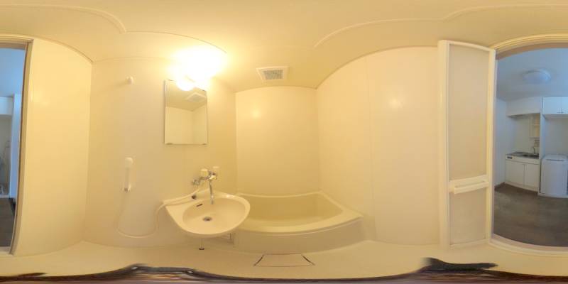 パノラマ画像バスルーム
