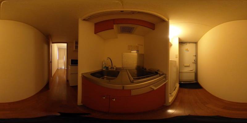 パノラマ画像キッチン