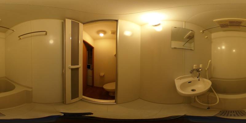 パノラマ画像バスルーム