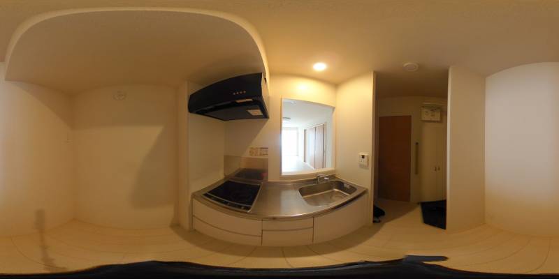 パノラマ画像キッチン