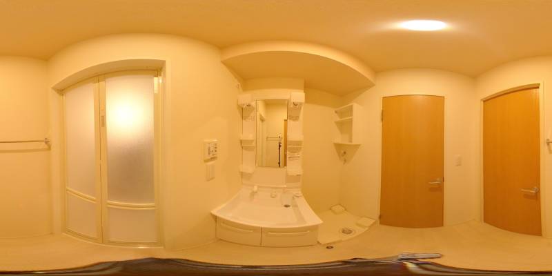 パノラマ画像洗面所