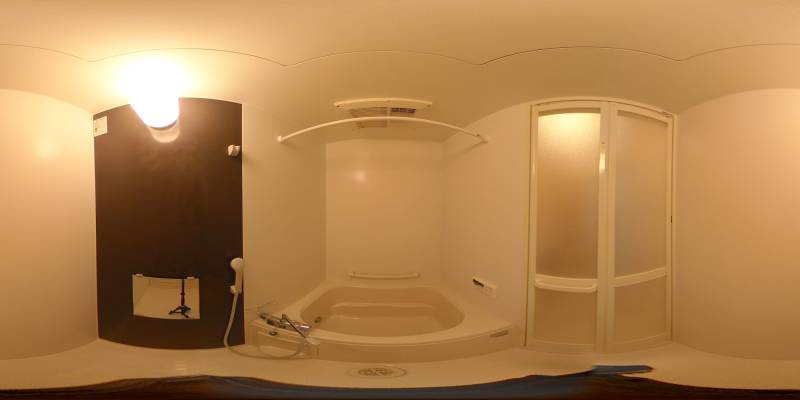 パノラマ画像バスルーム