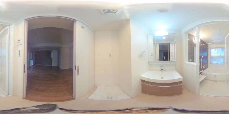 パノラマ画像洗面所