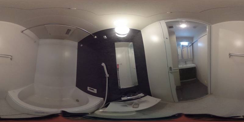 パノラマ画像バスルーム