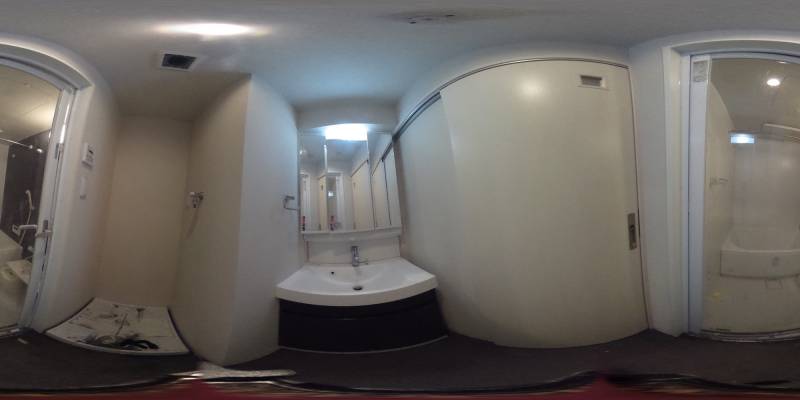 パノラマ画像洗面所