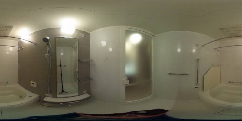 パノラマ画像バスルーム