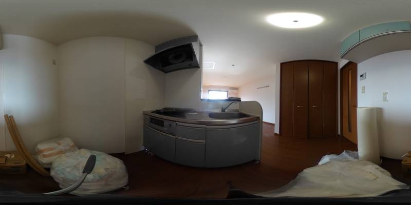 パノラマ画像キッチン