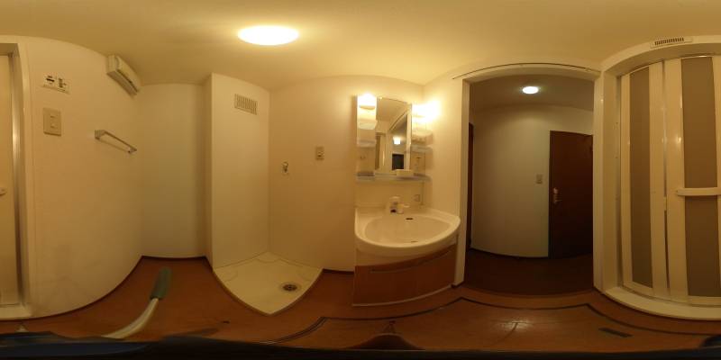 パノラマ画像洗面所