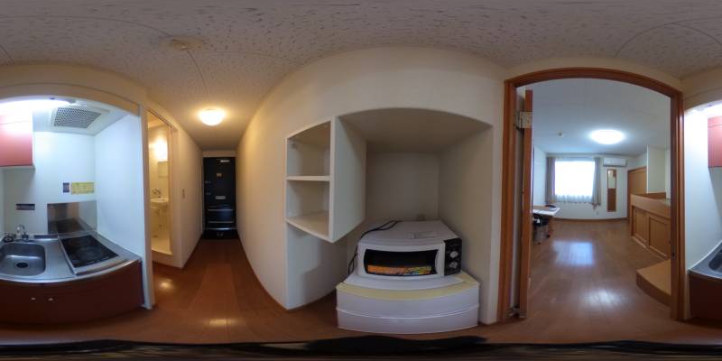 パノラマ画像キッチン