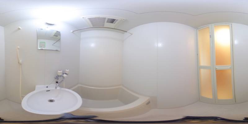 パノラマ画像バスルーム