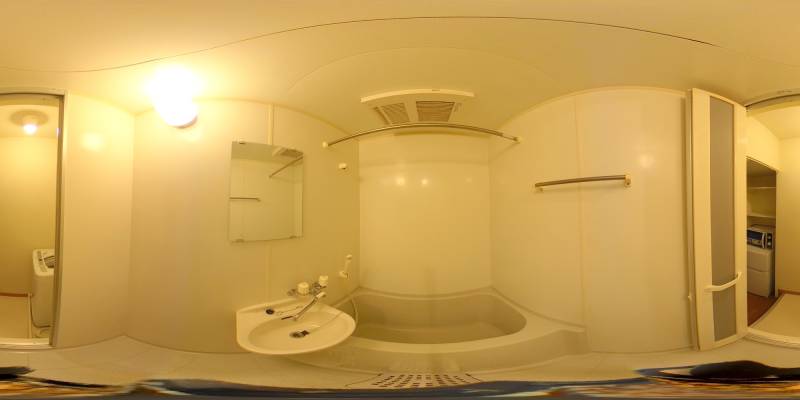 パノラマ画像バスルーム