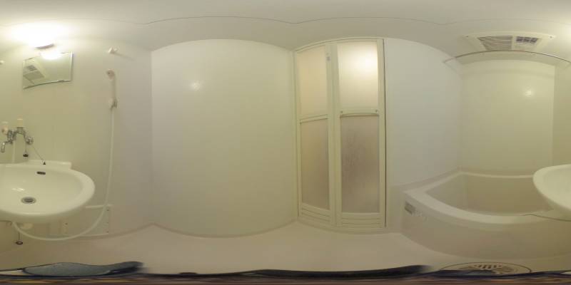 パノラマ画像バスルーム