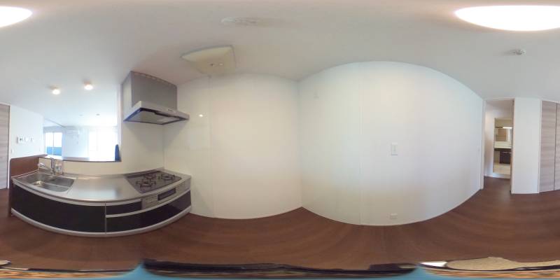 パノラマ画像キッチン