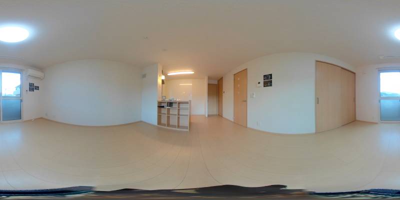 パノラマ画像リビング