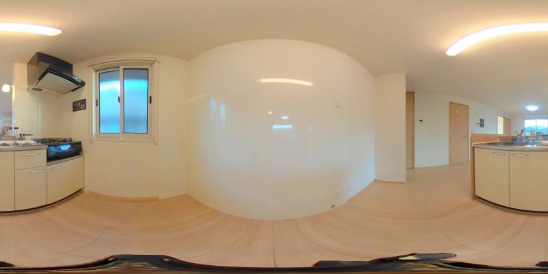 パノラマ画像キッチン