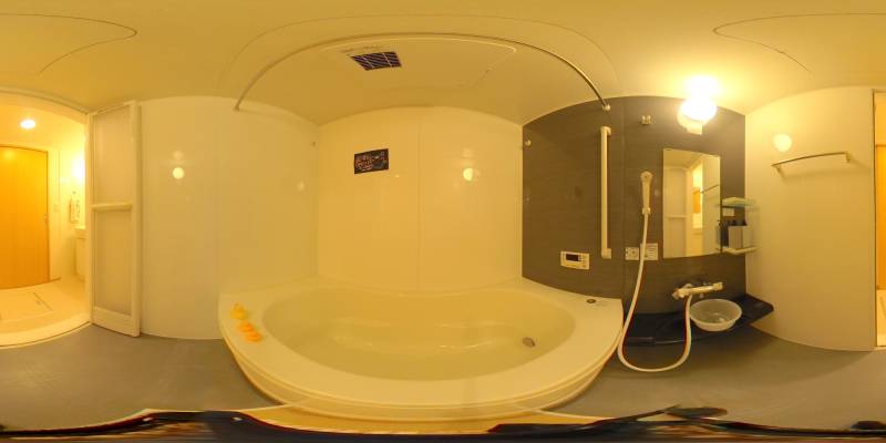 パノラマ画像バスルーム