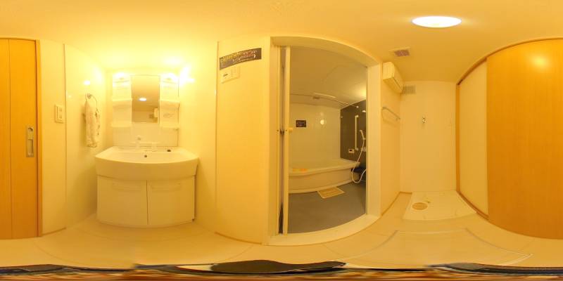 パノラマ画像洗面所