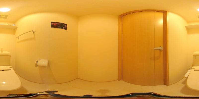 パノラマ画像トイレ