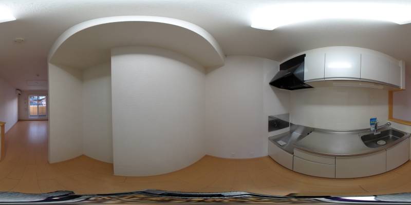 パノラマ画像キッチン