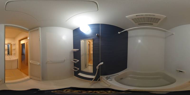 パノラマ画像バスルーム