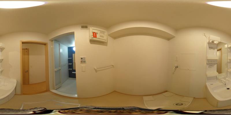 パノラマ画像洗面所